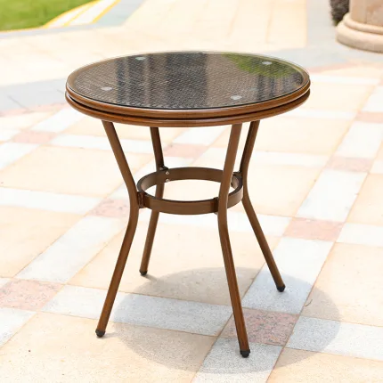 Elevate your exterior space with sophisticated dining options.