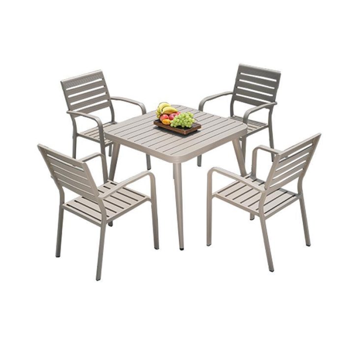 Create an outdoor oasis with versatile dining solutions.