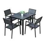 Elevate your exterior space with sophisticated dining options.