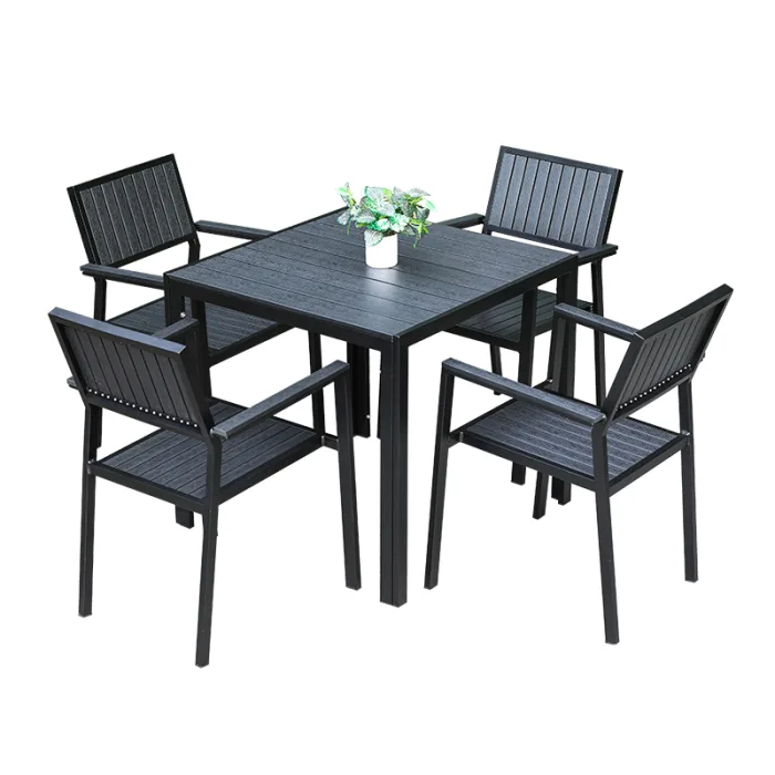 Elevate your exterior space with sophisticated dining options.