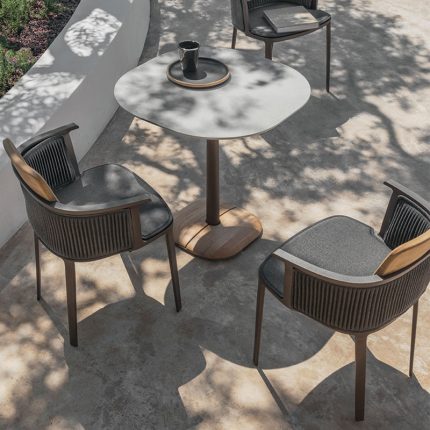 Elevate your outdoor dining experience with elegance and functionality.