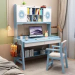 Adorable Pink Study Set - All-in-One Desk, Bookshelf & Chair for Girls