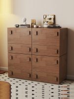 Premium Nordic Modular Solid Wood Storage Cabinets