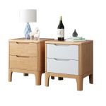 Upholstered Nightstand – Soft & Luxurious​​