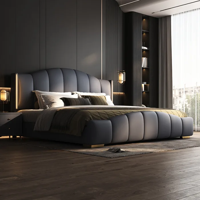 Premium Upholstered Bed for Stylish Bedroom Interiors