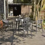 All-weather PE rattan chairs