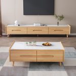 Introducing our modern Nordic solid wood coffee table, where elegance meets simplicity. Expertly crafted from premium solid wood, this table showcases the natural beauty of the materials with a sleek, minimalist design. Perfect for enhancing contemporary living spaces, it serves as a stylish centerpiece in any room. Ideal for American distributors and wholesalers seeking quality furniture that resonates with the sophistication and functionality of Scandinavian design.