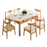 Scandinavian Minimalist Dining Set – Solid Wood Table and Chairs for B2B Wholesale