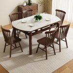 Scandinavian Minimalist Dining Set – Solid Wood Table and Chairs for B2B Wholesale