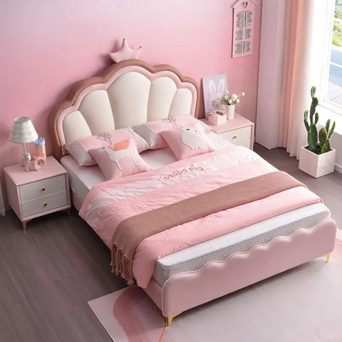 Scandinavian Minimalist Solid Wood Children’s Bed