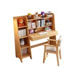Scandinavian Minimalist Solid Wood Children's Desk for Home Study