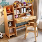 Scandinavian Minimalist Solid Wood Children's Desk for Home Study