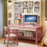 Scandinavian Minimalist Solid Wood Desk for Home or Office Use