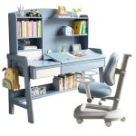 Scandinavian Minimalist Solid Wood Flip-Top Desk for Home Office