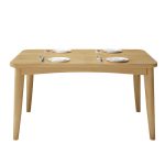 Contemporary Solid Wood Dining Table in Scandinavian Style