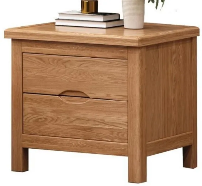 Scandinavian Red Oak Nightstand | Minimalist Design for Modern Bedrooms