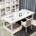 Scandinavian Solid Wood Desk with Clean Lines for Modern Work Environments