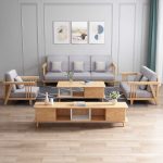 Scandinavian Solid Wood Sofa for Comfortable and Stylish Living Spaces