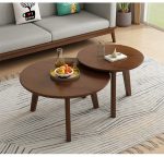 Elegant and timeless Scandinavian coffee table with intricate woodwork for style-conscious spaces.