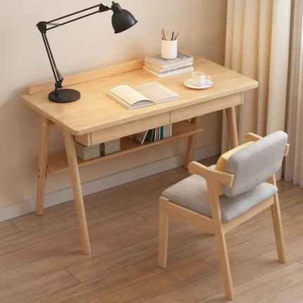 Handcrafted writing desks celebrate traditional woodworking artistry.