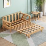 A solid wood frame sofa that embodies elegance and practicality."