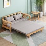A solid wood frame sofa that embodies elegance and practicality."