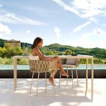 Elevate your exterior space with sophisticated dining options.