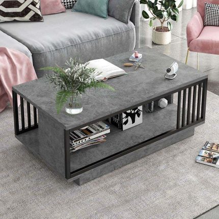 Sintered Stone Top Nordic Coffee Table – Wholesale Supply for Modern Spaces