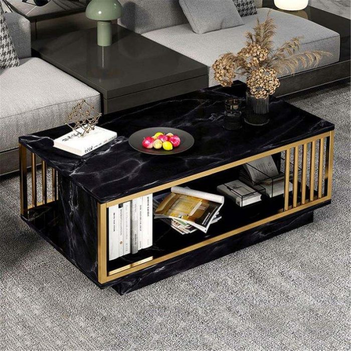Sintered Stone Top Nordic Coffee Table – Wholesale Supply for Modern Spaces