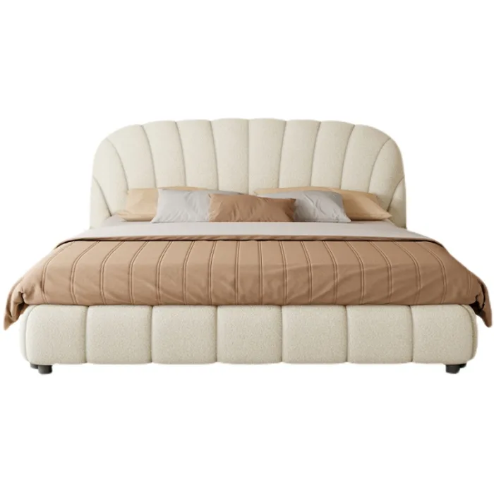 Sleek Upholstered Bed with Clean Lines for Modern Homes