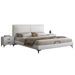 Soft Upholstered Bed with Simple, Timeless Design