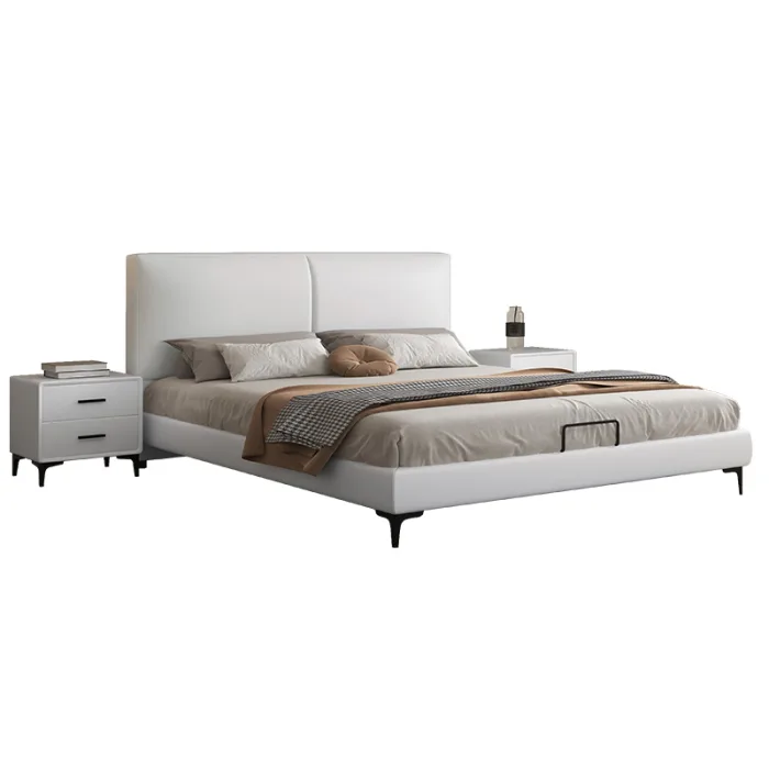Soft Upholstered Bed with Simple, Timeless Design