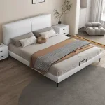 Soft Upholstered Bed with Simple, Timeless Design