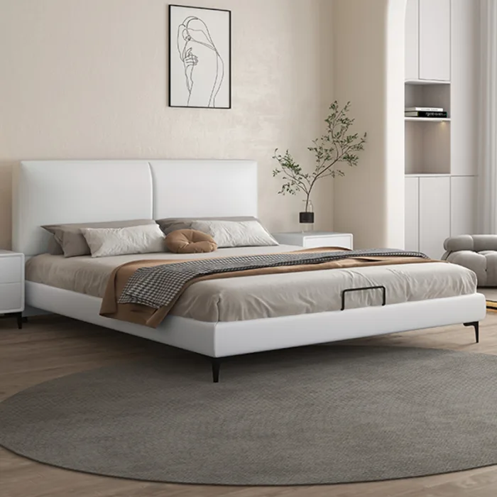 Soft Upholstered Bed with Simple, Timeless Design