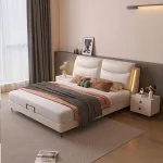 Soft Upholstered Bed with Simple, Timeless Design