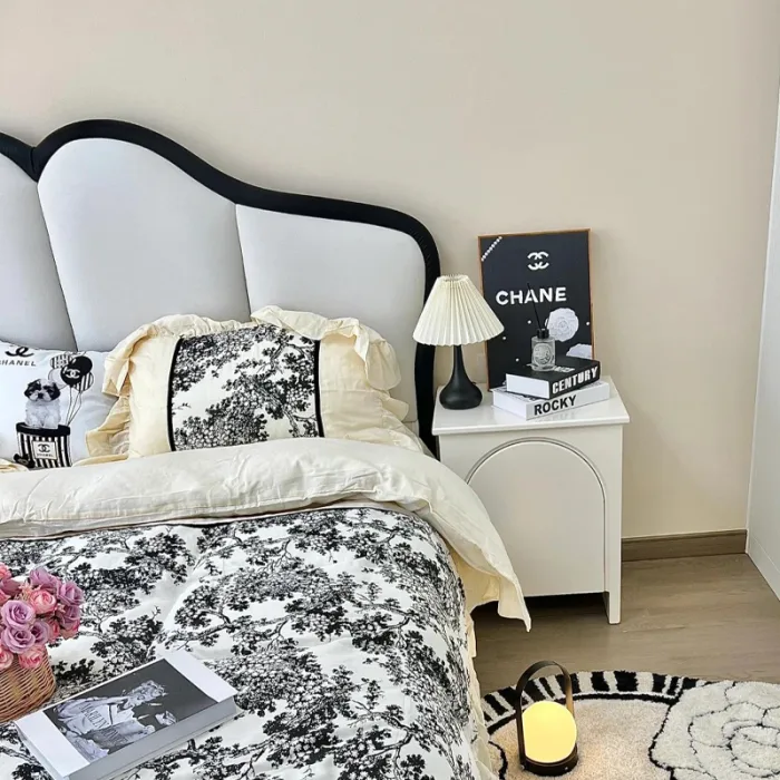 Soft Upholstered Bed with Simple, Timeless Design