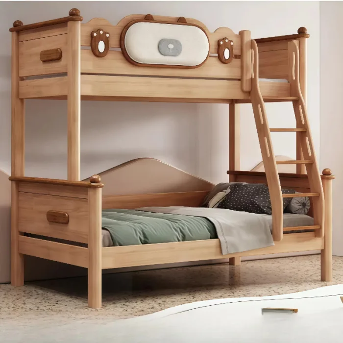 Premium Solid Wood Kids Bunk Bed