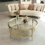 Solid Wood Coffee Table with a Modern Touch