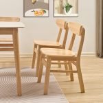 Solid Wood Dining Chair in Nordic Minimalist Style for Bulk Orders