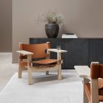 Handcrafted Ash Accent Chair – Organic Textured Finish​​