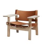 Handcrafted Ash Accent Chair – Organic Textured Finish​​