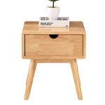 Rustic Wood Nightstand – Farmhouse Charm​​