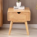 Rustic Wood Nightstand – Farmhouse Charm​​