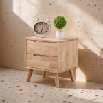 Industrial Metal Nightstand – Durable & Urban​​