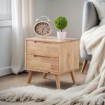 Industrial Metal Nightstand – Durable & Urban​​