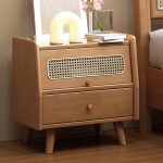 Solid Wood Nightstand – Nordic Design for Bulk Wholesale Orders