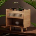 Wooden Bedside Table with Drawer – Classic & Versatile