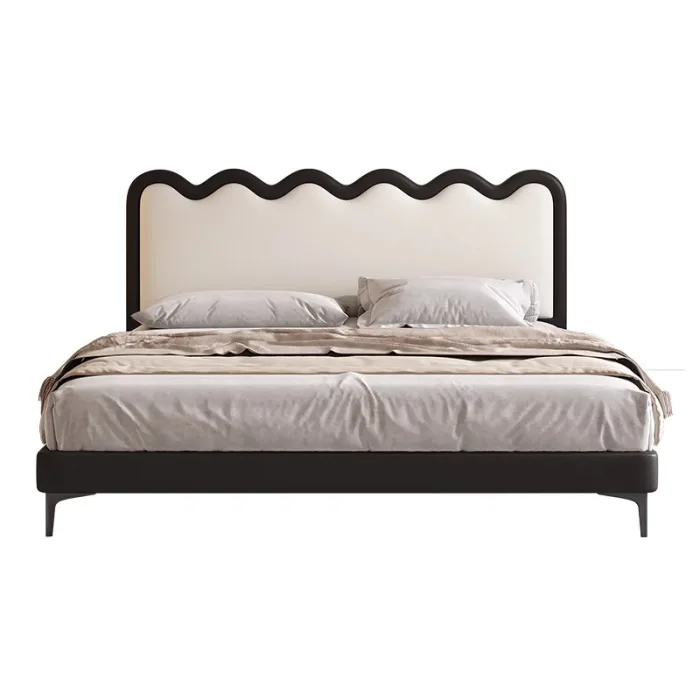 Elevate your sleep experience with a premium solid wood frame bed.