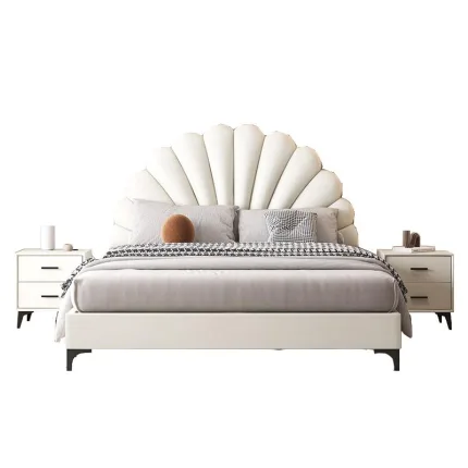 Stylish Scandinavian Solid Wood Bed for Kids’ Bedrooms