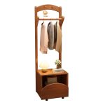 Stylish Solid Wood Scandinavian Coat Rack for Home or Office Use